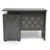 Arum Executive Office Desk With Drawers- Color Grey – Oak 100cm