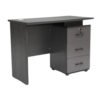 Arum Executive Office Desk With Drawers- Color Grey – Oak 100cm