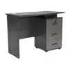 Arum Executive Office Desk With Drawers- Color Grey – Oak 100cm