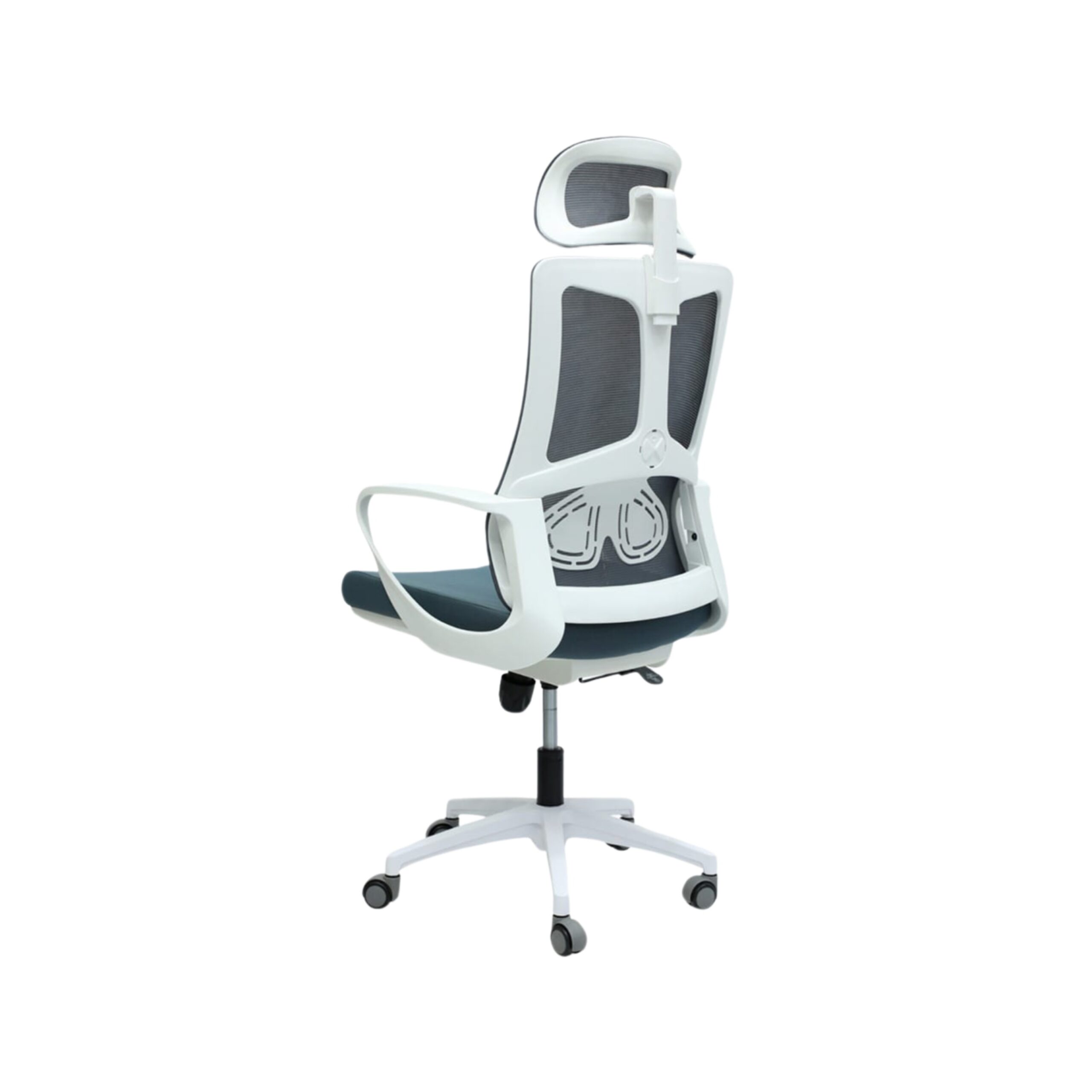 Ergonomic Mesh Office Desk Chair with Headrest,Handrest and Lumbar Support – Grey