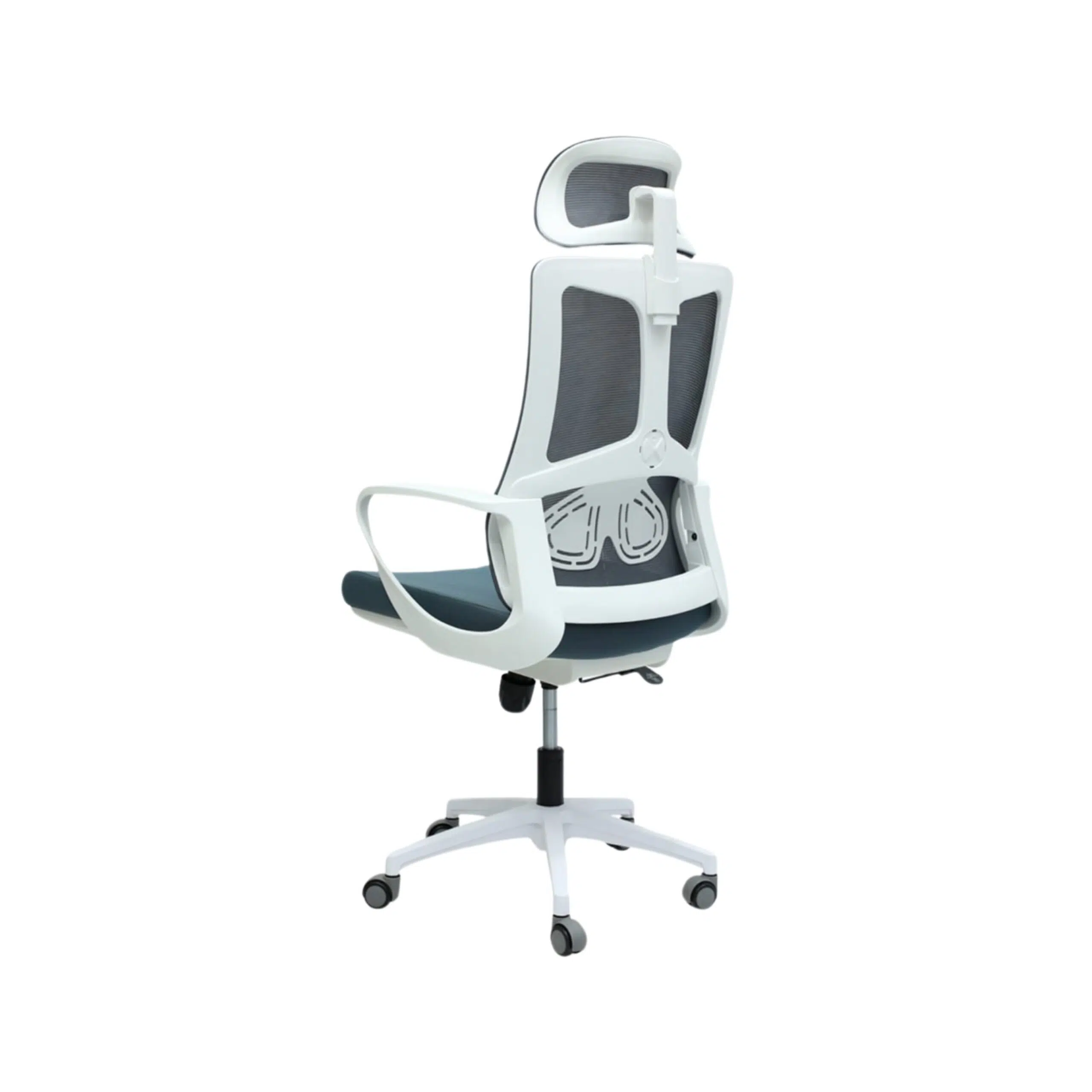 Ergonomic Mesh Office Desk Chair with Headrest,Handrest and Lumbar Support – Grey