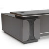 Iris Executive Office Desk With Drawers- Color Walnut Grey 160cm