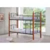 Wooden Steel Bunk Bed Double Decker Bunker Bed – KB98