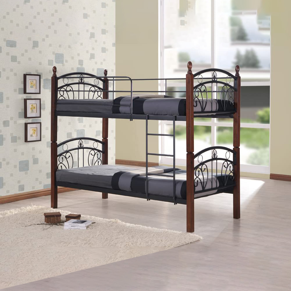 Wooden Steel Bunk Bed Double Decker Bunker Bed – KB11