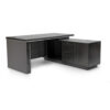 Iris Executive Office Desk With Drawers- Color Walnut Grey 160cm
