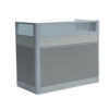 Ema Reception Desk For Front Office Color Grey White120cm