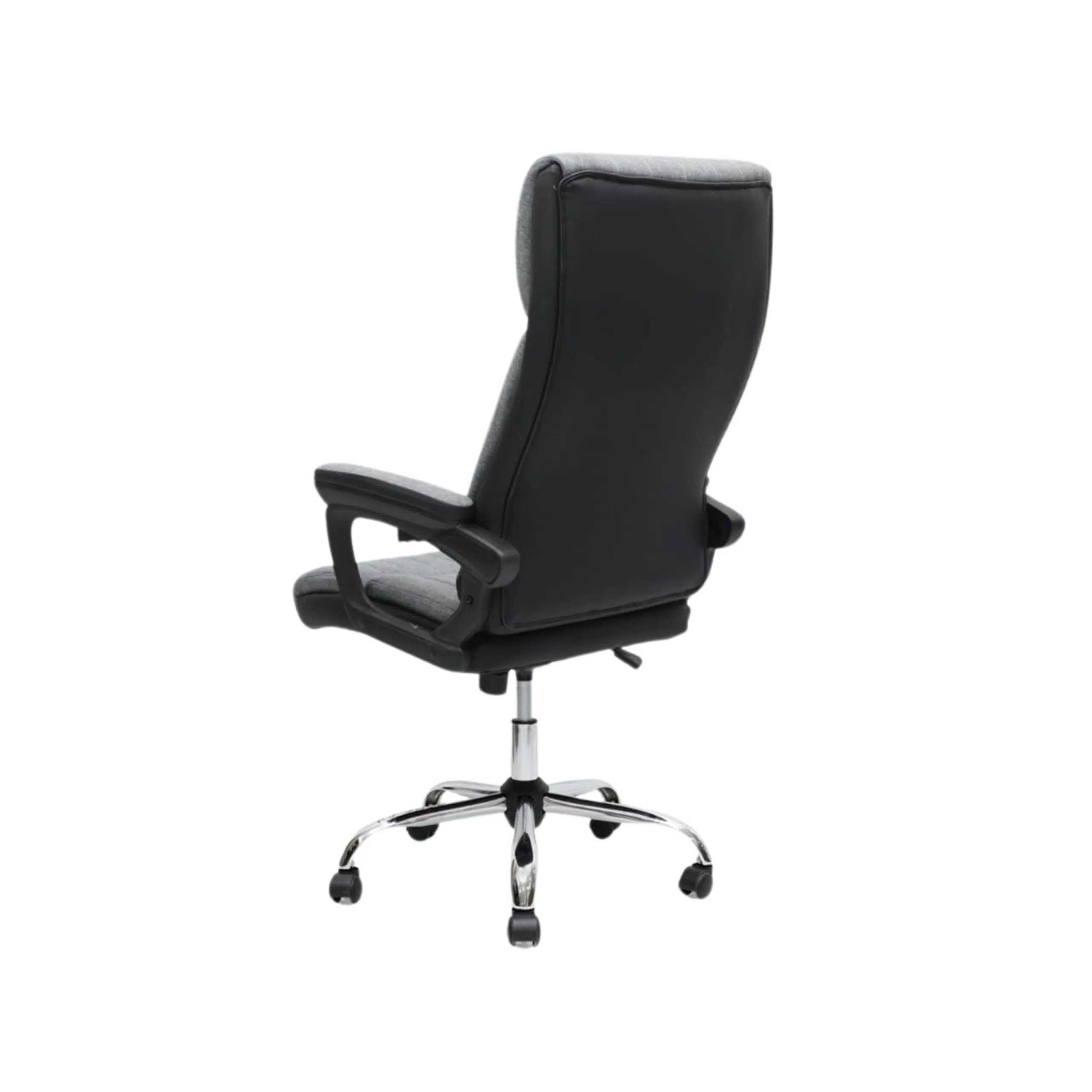 Ergonomic Fabric High Back Office Chair in Grey Color