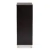 Modern Wooden Shoe Rack with Dustproof Cover – Wenge