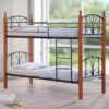 Wooden Steel Bunk Bed Double Decker Bunker Bed – KB98
