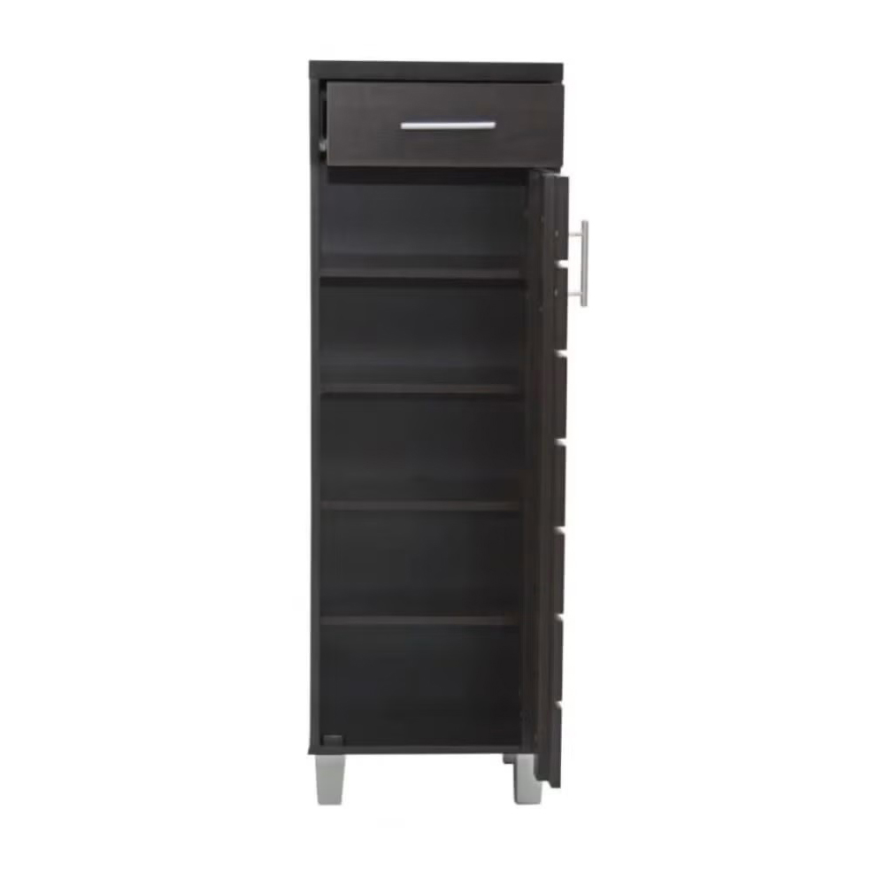 Modern Wooden Shoe Rack with Dustproof Cover