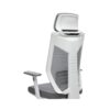 Ergonomic Mesh Office Desk Chair With Headrest And Lumbar Support-White Grey