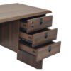 Infinity Executive OfficeDesk Walnut 120cm