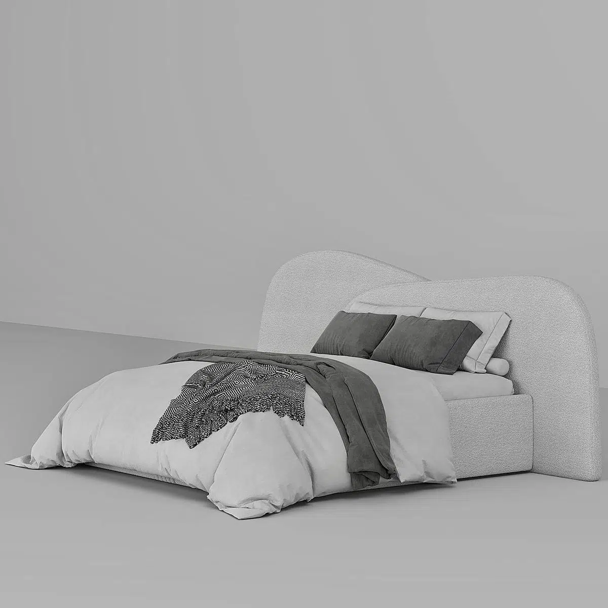 Avalon Boucle Bed