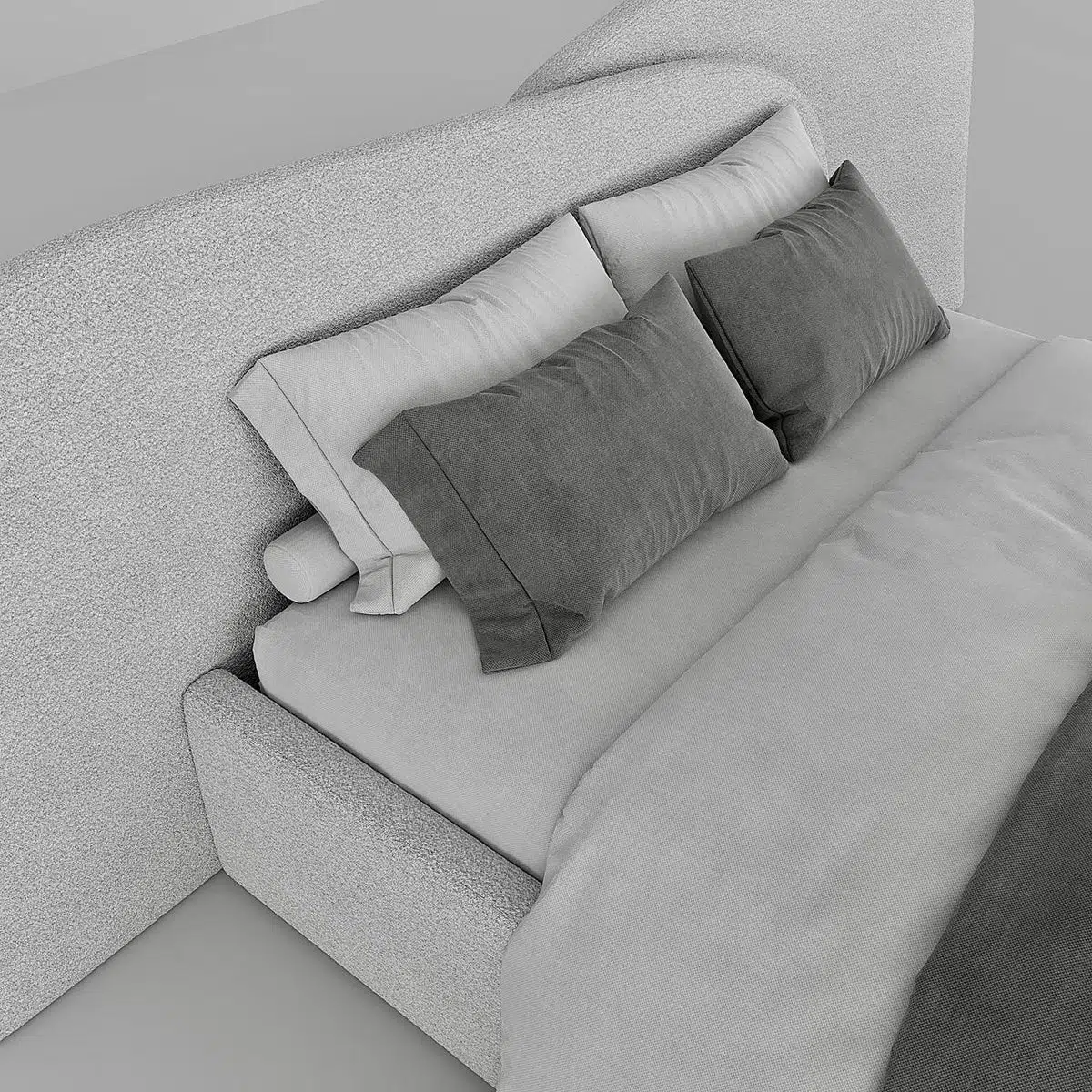 Avalon Boucle Bed