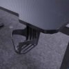 Z-Shaped Master Gaming Desk with RGB Lights -120cm