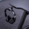 Z-Shaped Master Gaming Desk with RGB Lights -120cm