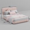 Logan Flower Boucle Bed