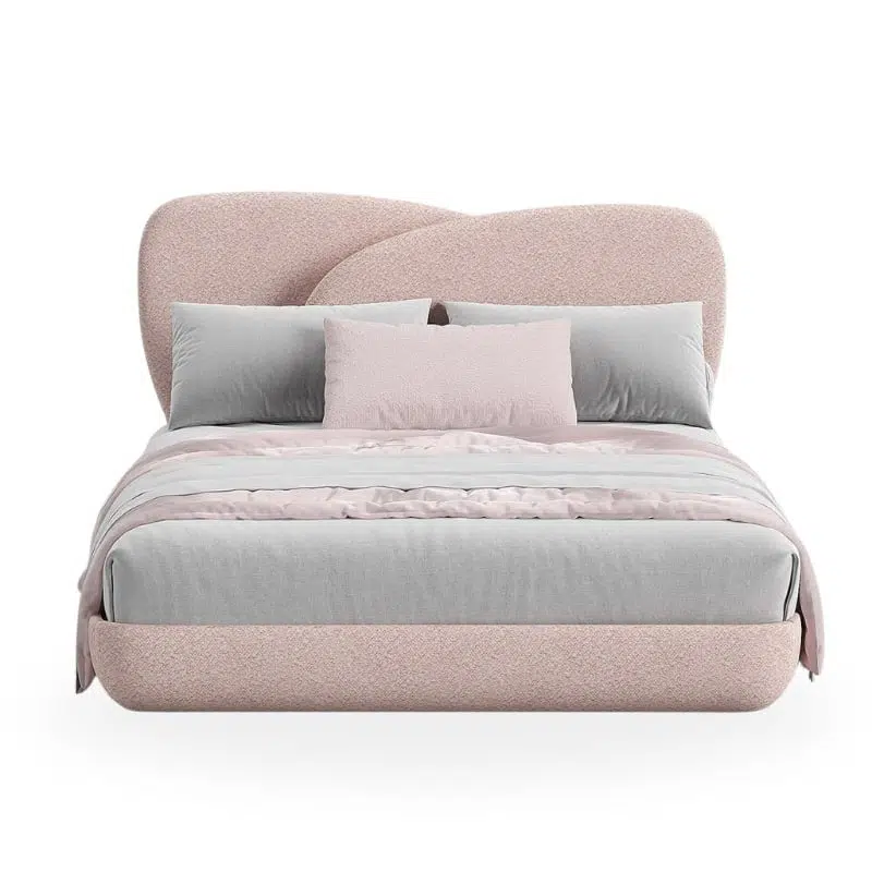 Logan Flower Boucle Bed
