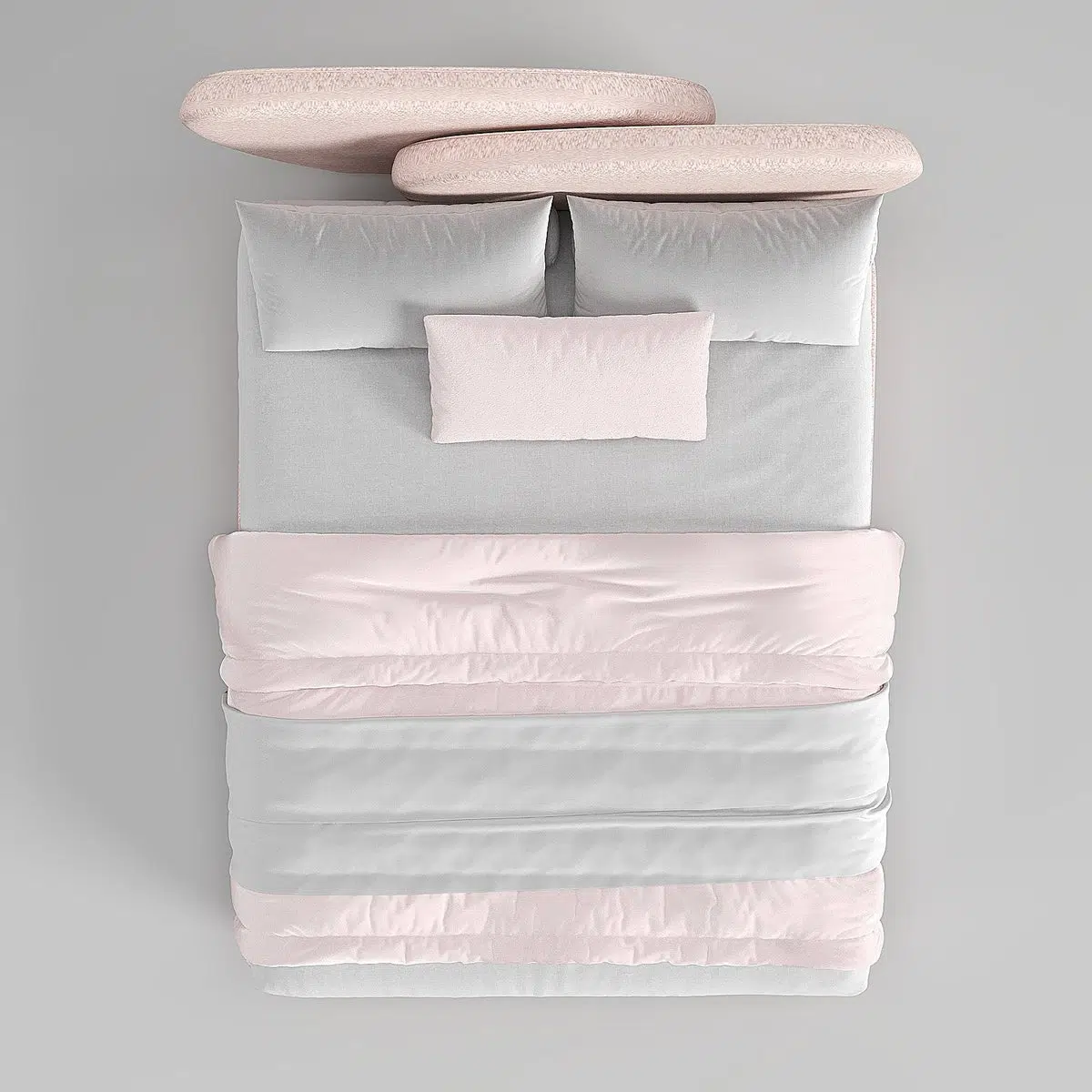 Logan Flower Boucle Bed