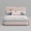 Logan Flower Boucle Bed