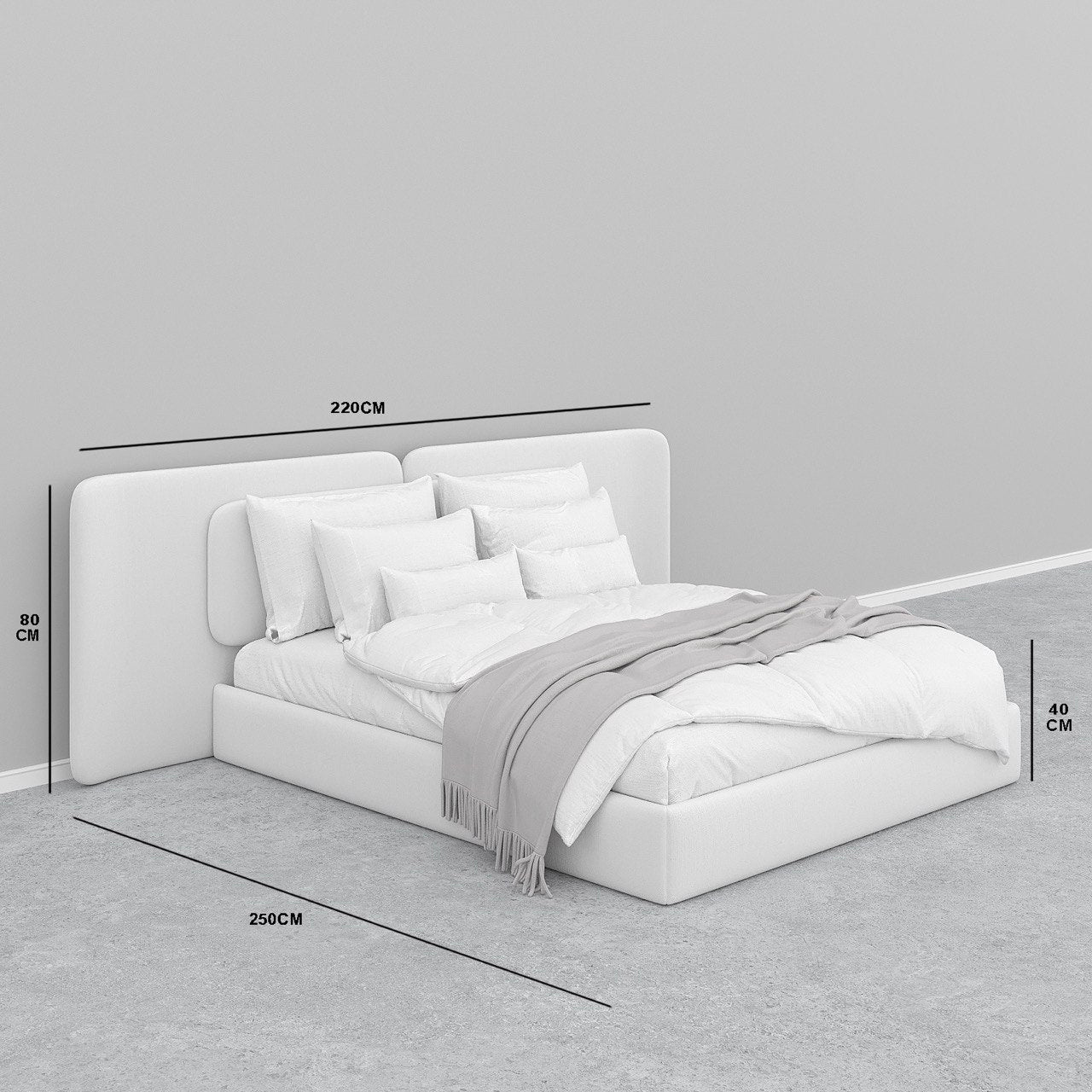 Melrose Premium Linen Bed