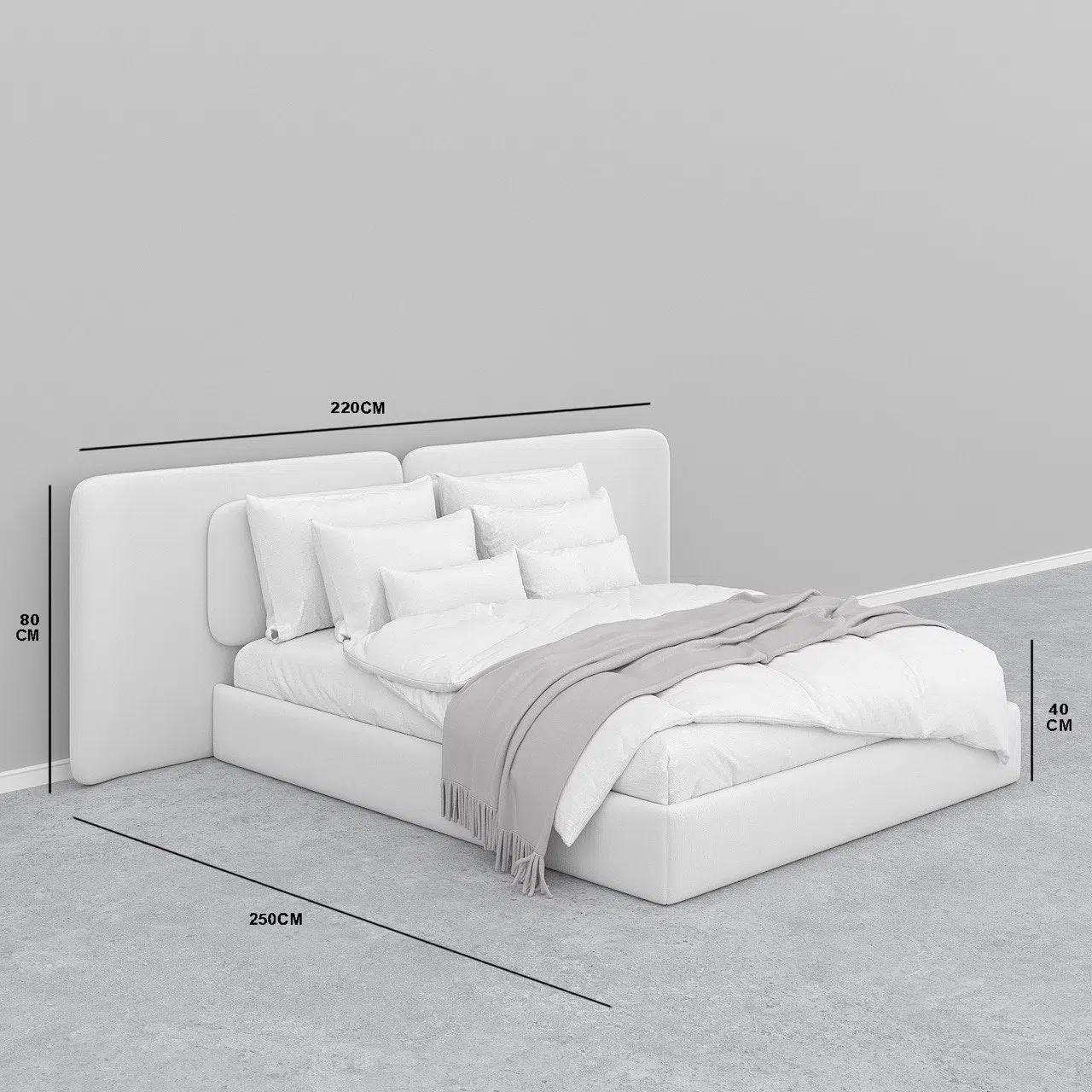 Melrose Premium Linen Bed
