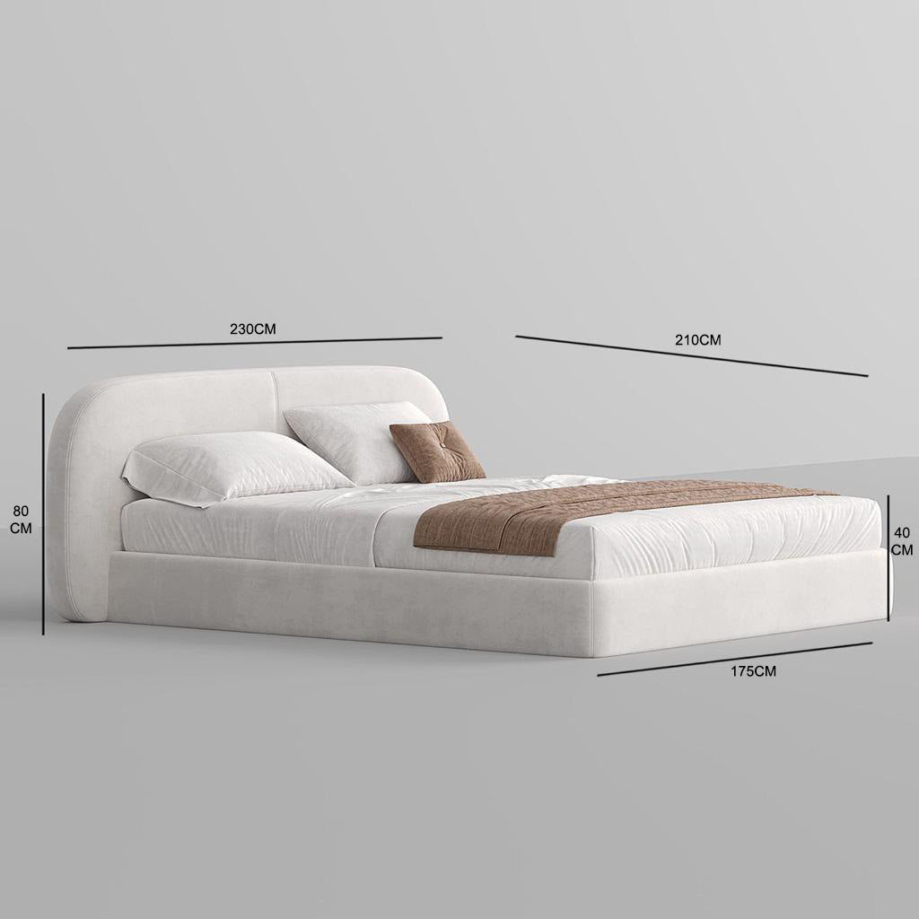 Nora Velvet Upholstered Bed