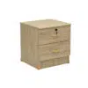 Bedside Table Storage Cabinet – Light And Oak