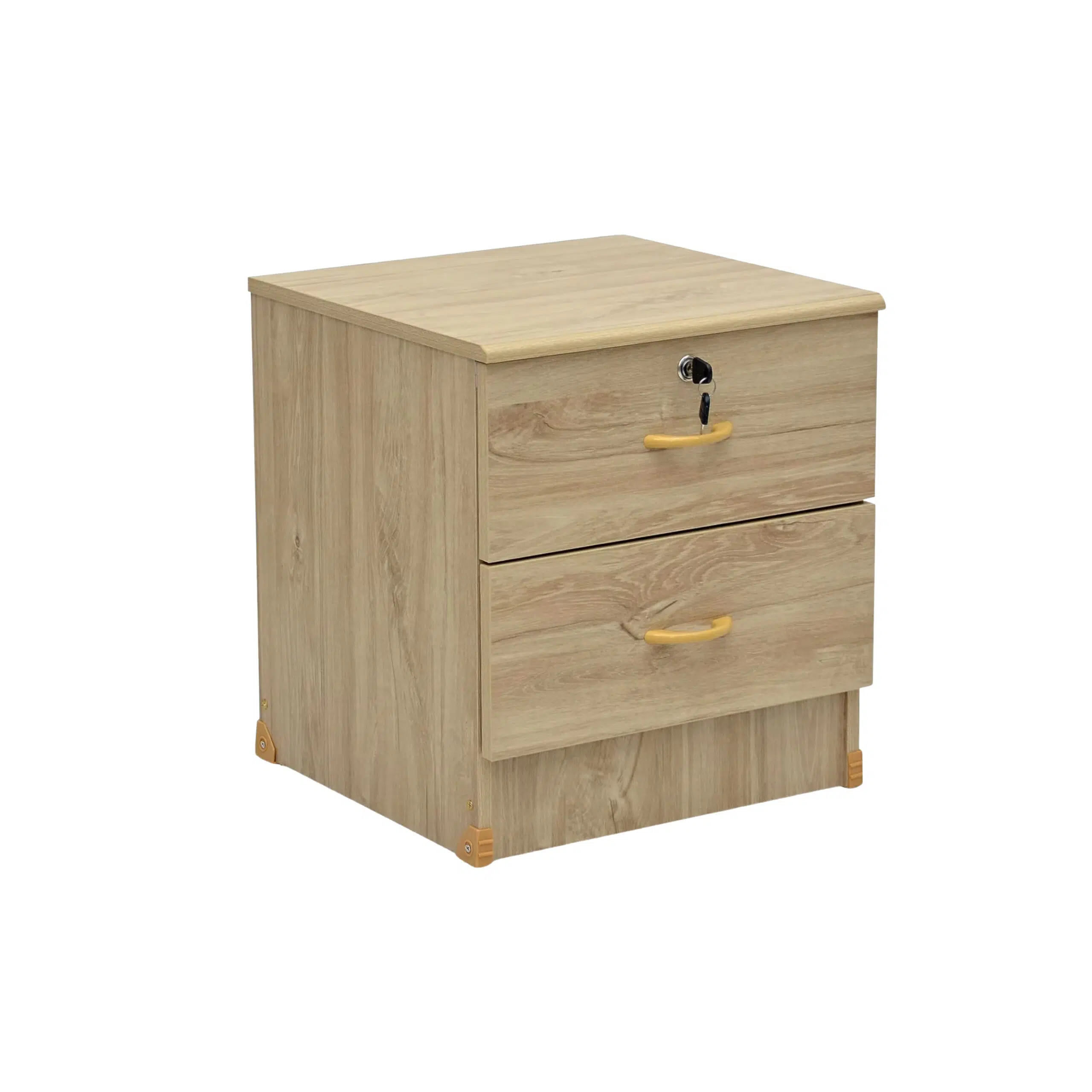 Bedside Table Storage Cabinet – Light And Oak