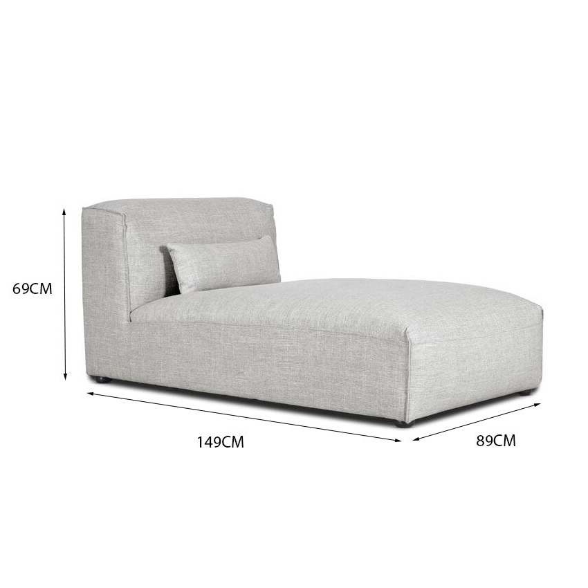 Arcadia-Air 1 Seater Polyester Chaise Lounge