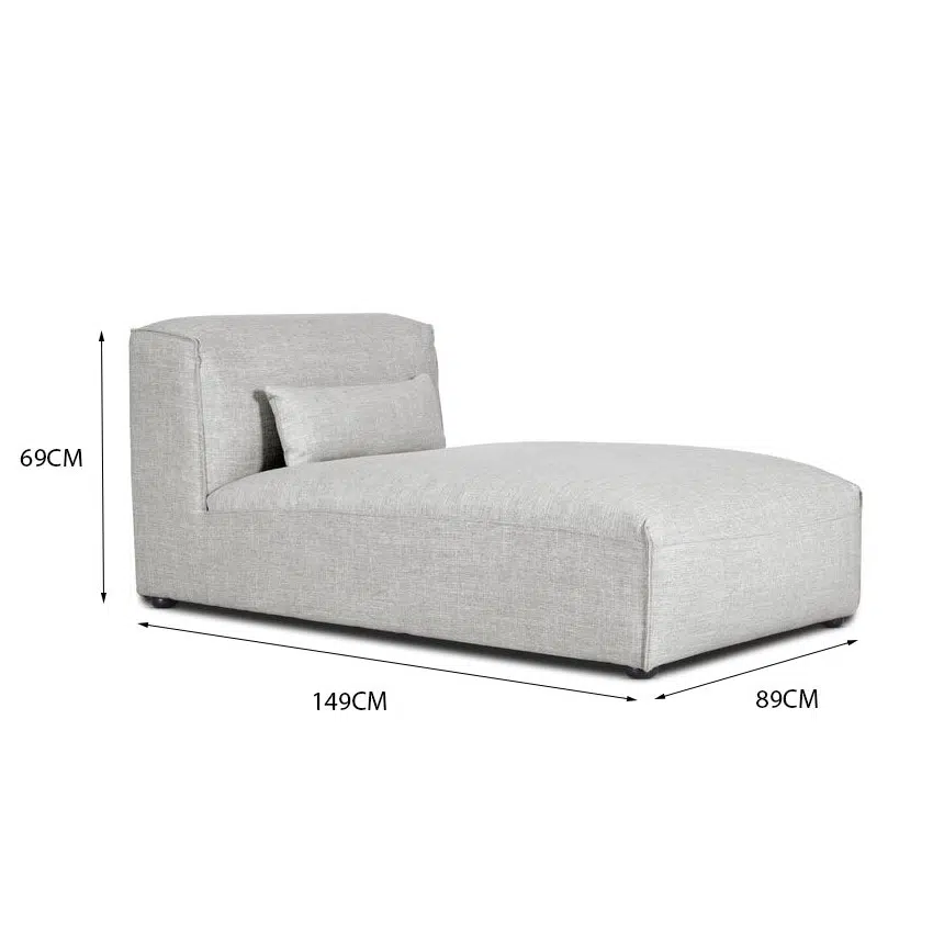 Arcadia-Air 1 Seater Polyester Chaise Lounge