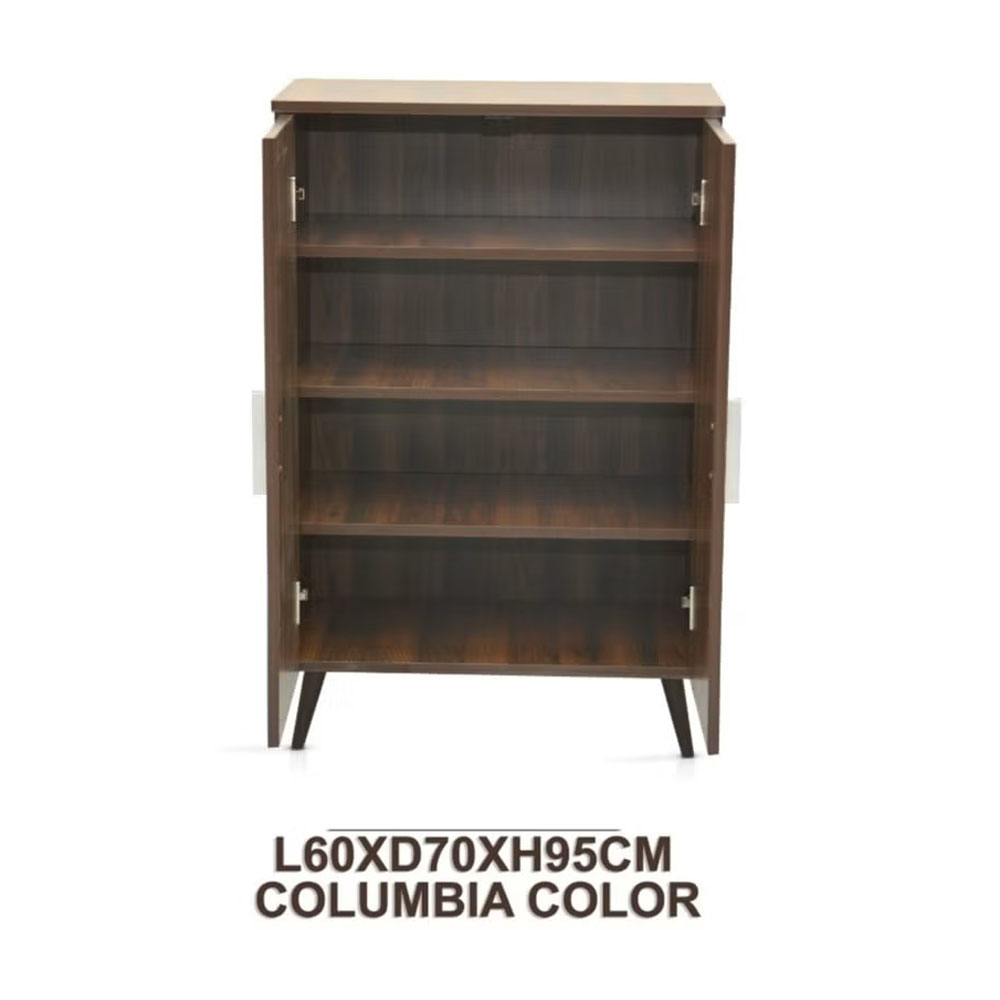 Modern Wooden Shoe Rack Free Standing Entryway Shoe Organizer – Columbia