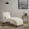 Bellagio 1 Seater Velvet Upholstery Chaise Lounge – 84×62 cm