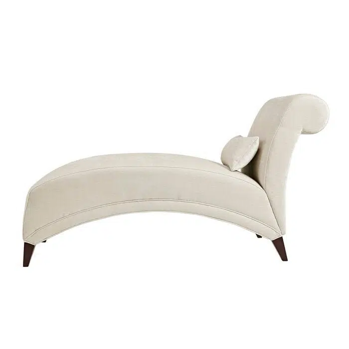 Bellagio 1 Seater Velvet Upholstery Chaise Lounge – 84×62 cm