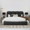 Merrick Velvet Upholstery Bed