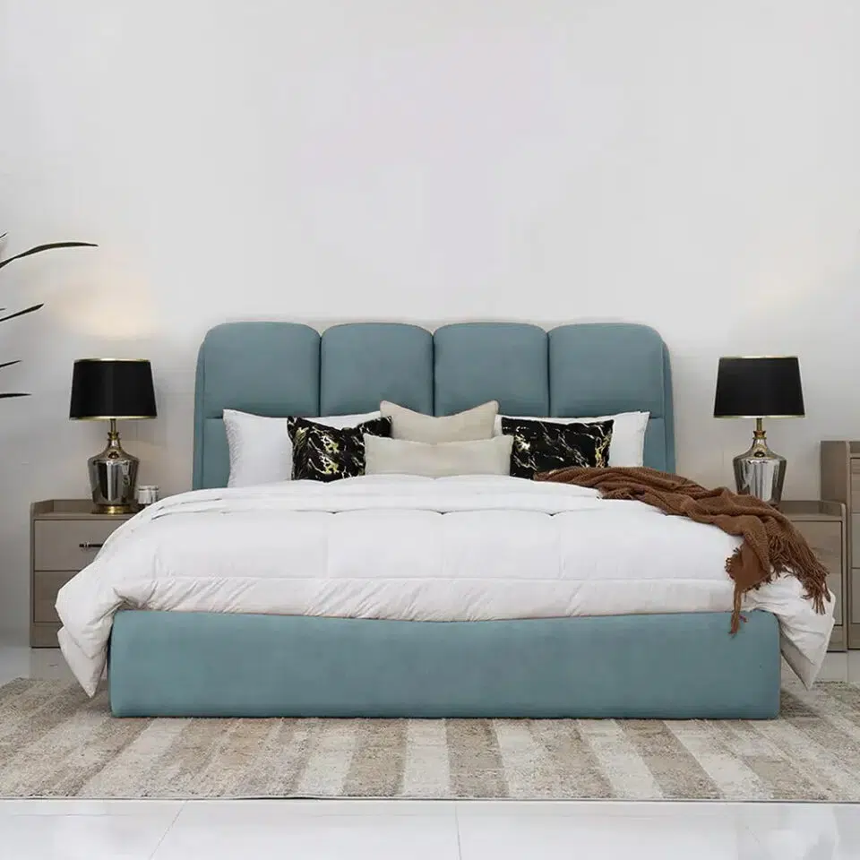 Merrick Velvet Upholstery Bed