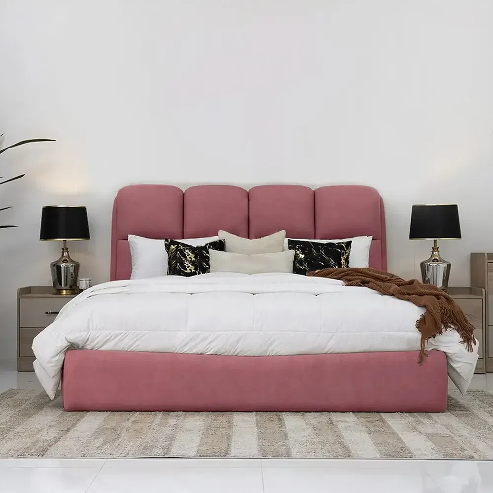 Merrick Velvet Upholstery Bed