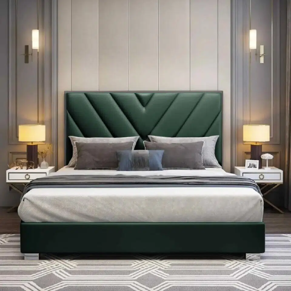 Quincy Upholstered Panel Bed