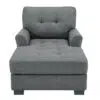 Sant 1 Seater Linen Chaise Lounge