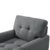 Sant 1 Seater Linen Chaise Lounge