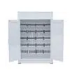 Wooden Shoe Rack with Dustproof Cover – White