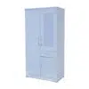 Karnak 2 Door Wooden Wardrobe With Lockable Doors Perfect Modern Stylish Cabinet Color – White
