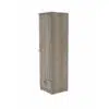 Karnak 1 Door Wooden Wardrobe Cabinet Cupboard With Drawer Lock Keys Color – Ash