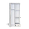 Karnak 2 Door Wooden Wardrobe Cabinet Cupboard Of Engineered Wood With 1 Lockable Drawer Perfect Modern Stylish Heavy Duty Color – White
