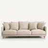 Chiara 3-Seater Boucle Sofa Couch – Beige