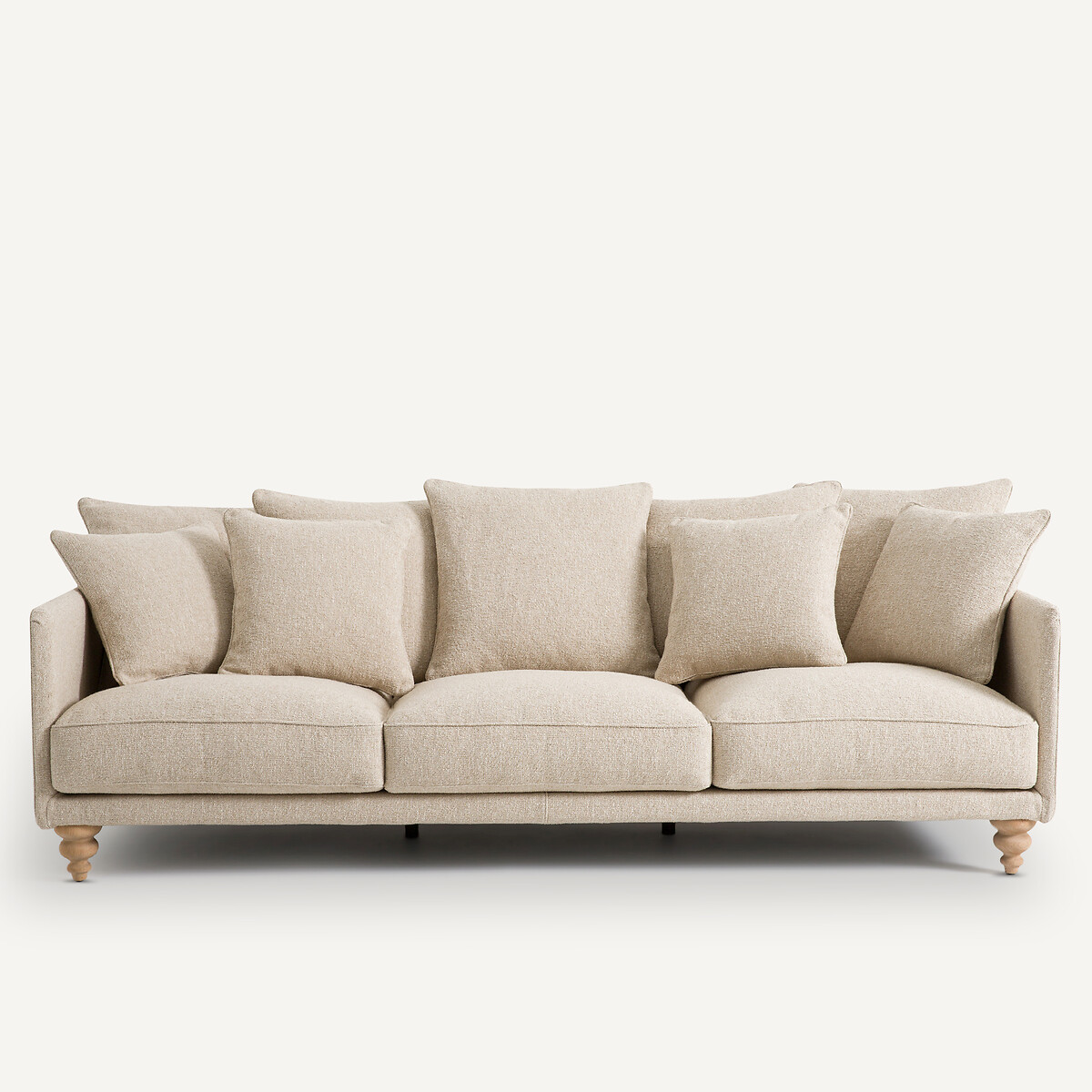 Chiara 3-Seater Boucle Sofa Couch – Beige
