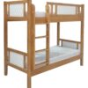 Apollo Wooden Bunk Bed – Light Oak/White