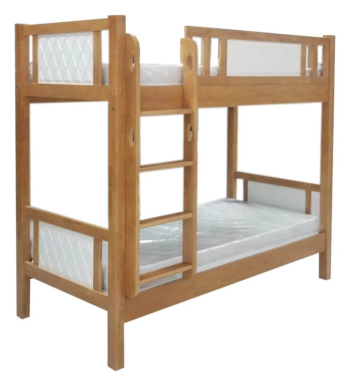 Apollo Wooden Bunk Bed – Light Oak/White