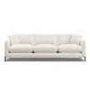 Dyanne 3-Seater Velvet Sofa Couch – Cream