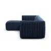 Dekalb 3-Seater L-Shape Sofa Blue